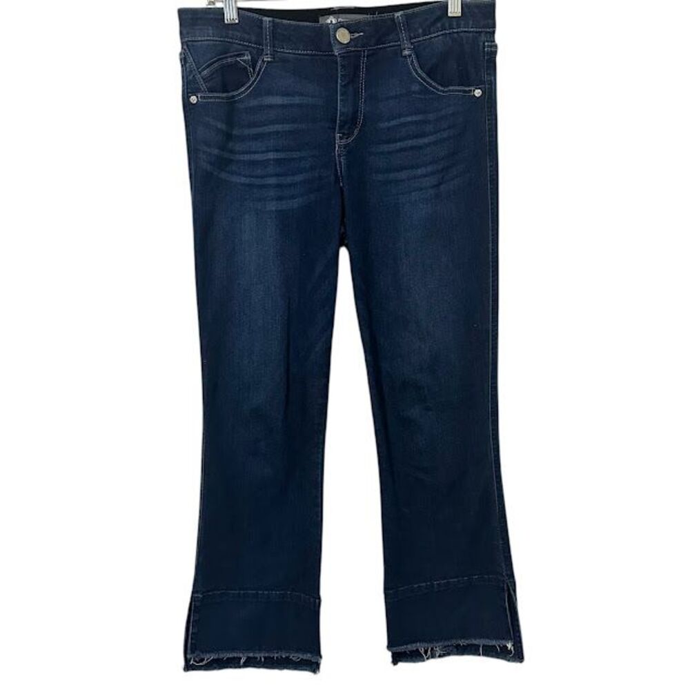 Democracy "Ab"solution Ab Technology Raw Hem Straight‎ Jeans Womens 8